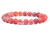 8mm Red Spider Agate Elastic Bracelet 7.5" heated [b3f31r]