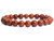 8mm Matte Red Jasper Elastic Bracelet 7.5" natural [b3r12m]