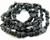 8-12mm Onyx Obsidian Chips c3b65 36" [v1806]