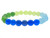 10mm Multi-Colors Jade Bracelet 7.5" [b4x83]