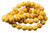 25mm Yellow Magnesite Round Beads 15.5" [t510y]
