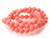 6.2-7mm Pink Coral Round Beads 15.5" dyed [8d38]