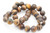 10mm Matte Tiger Eye Round Beads 15.5" natural [10d2m]