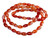 4x6mm Carnelian Rice Beads 15.5" heated [a214c]