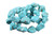 14-16mm Turquoise Nugget Beads 15.5" stabilized [t9b16a]