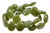 15mm Olivine Jade Puff Coin Beads 15.5" natural [s4b38-15]