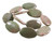 25x35mm Ocean Jasper Oval Beads 15.5" natural [wa178]