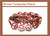 15mm Coffee Magnesite Peace Beads 15.5" [t350c]
