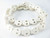 13x15mm White Magnesite Skull Beads 15.5" [t448w]