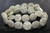 12mm White Magnesite Puff coin Beads 15.5" [t534w]