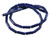 4x13mm Lapis Magnesite Tube Beads 15.5" [t543l]