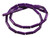 4x13mm Purple Magnesite Tube Beads 15.5" [t543p]