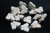 13x15mm White Magnesite Butterfly Beads 15.5" [t465w]
