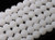 8mm White Opal Quartz Faceted Round Beads 15.5" synthetic [uc8b1]