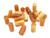 8x14mm Amber Horn Tube Beads 40pcs. [z2057]