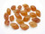 12x16mm Amber Horn Faceted Beads 10pcs. [z2054]