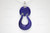 32x55mm Buffalo Bone Dangling Designer Bead Pendant, Natural Dyed [z1032]