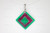 40x40mm Lucite Carved Designer Bead Pendant [z1073]