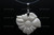 38X32mm Buffalo Bone Flower Designer Bead Pendant [z1363]