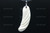 20x75mm Buffalo Bone Carved Designer Bead Pendant [z5041]