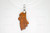 20x40mm Buffalo Bone Carved Designer Bead Pendant, Natural Dyed [z1022]