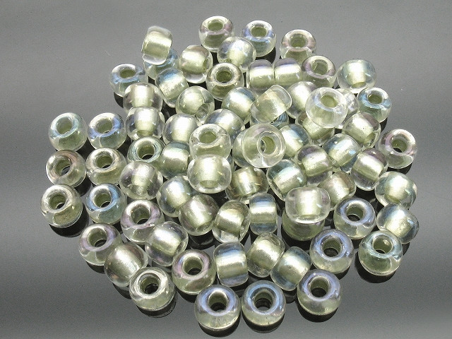 Seed Bead 4mm 6/o 160pcs, Crystal White [g5j]