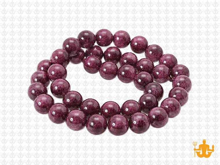 8mm Coffee Sesame Agate Round Beads 15.5" dyed [8g4c]