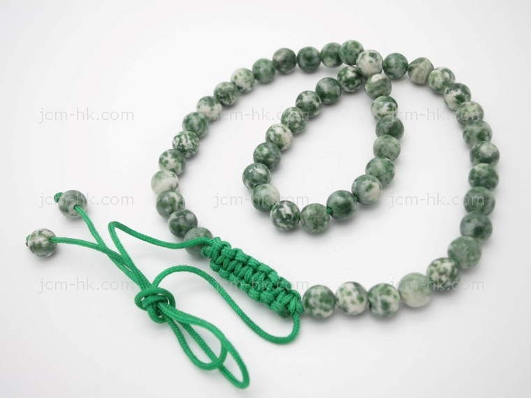 6mm Denim Lapis Power Beads Necklace 14"~18" [e3185]