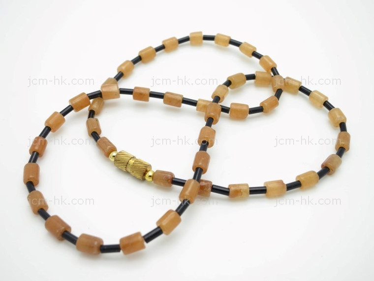 4x4mm Red Aventurine Necklace 17" [e3087]