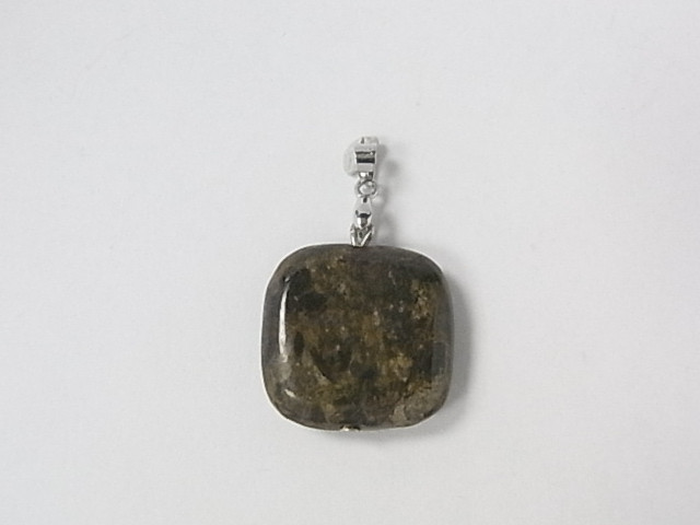 23mm Labradorite Diamond Pendant [e1044]