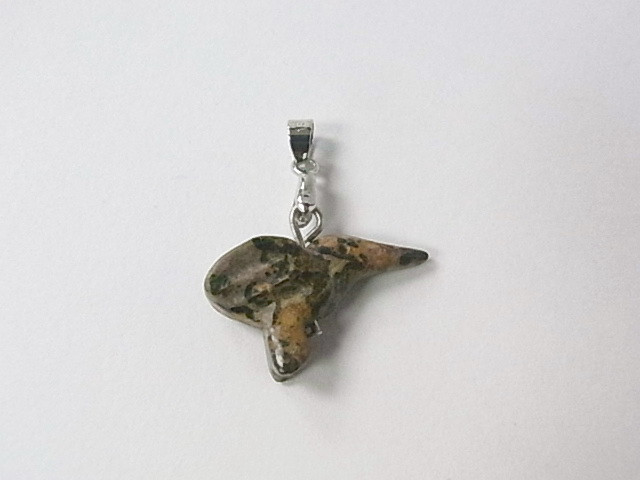 20mm Leopard Skin Hummingbird Pendant [e1406]