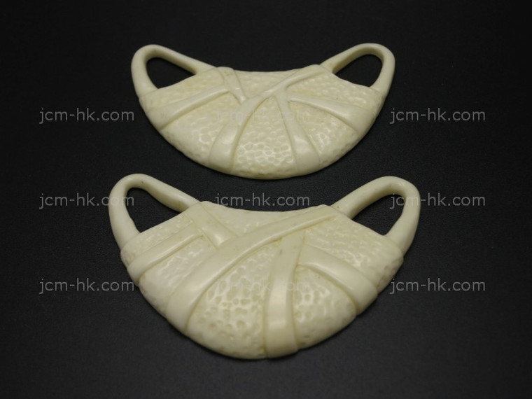 33x58mm Buffalo Bone Part [z8510]