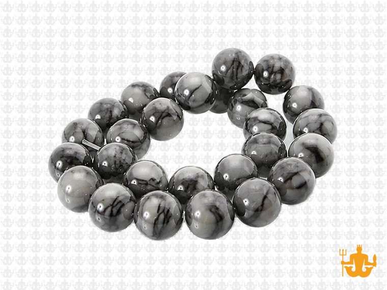 10mm Picasso Agate Round Beads 15.5" natural [10r43]