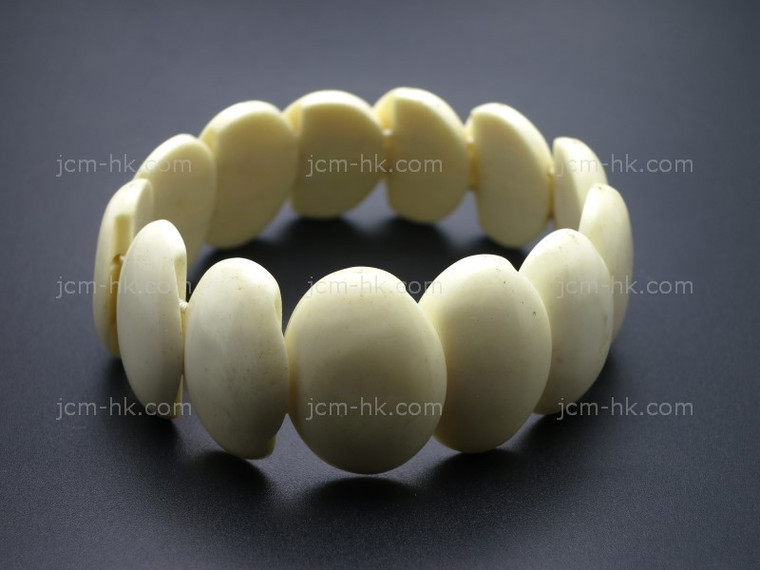 25mm Buffalo Bone Elastic Bracelet [z8126]