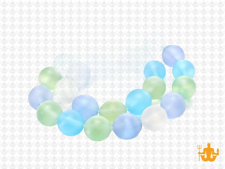 10mm Mix Light Quartz Round Beads 15.5" dyed [10x10]