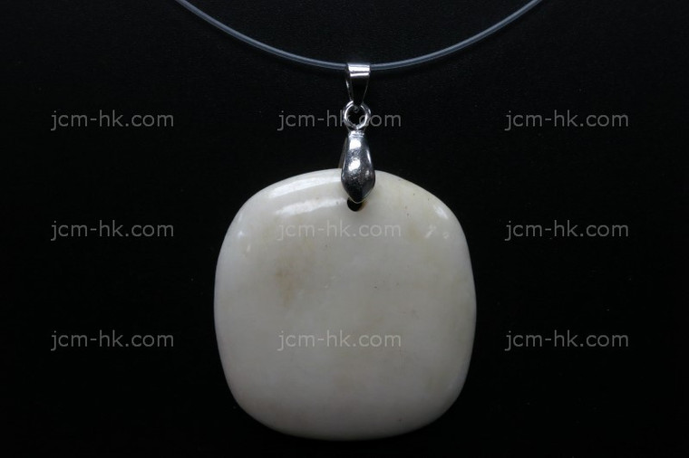 35x35mm Buffalo Bone Plan Designer Bead Pendant [z7059]