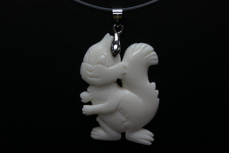 62x45mm Buffalo Bone Designer Bead Pendant [z5551]