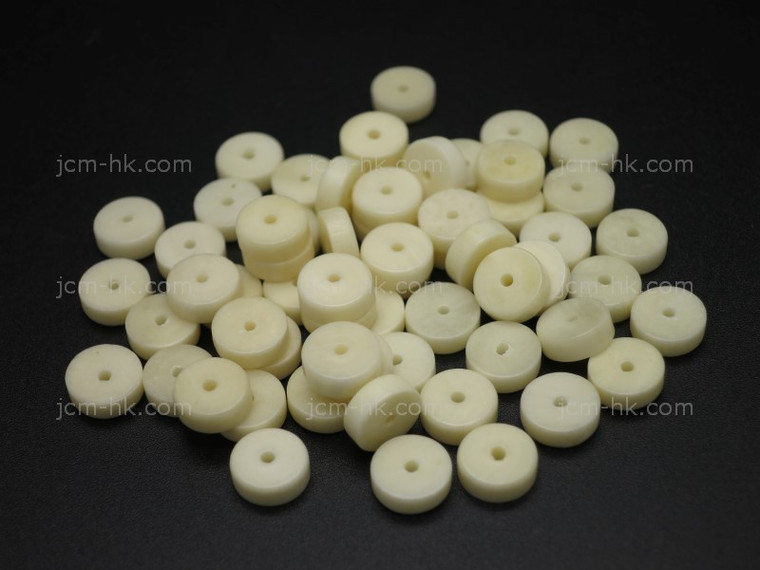 10x6mm Buffalo Bone Heishi Beads 45pcs [z2026]