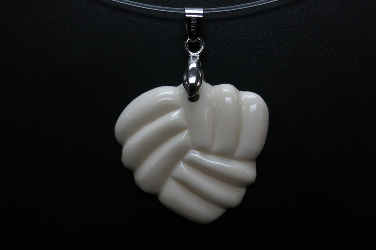 30x30mm Buffalo Bone Designer Bead Pendant [z8314]