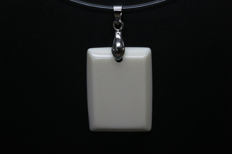 22x28mm Buffalo Bone Designer Bead Pendant [z8327]