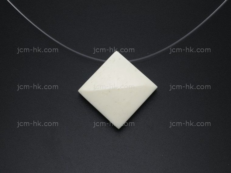 32x32mm Buffalo Bone Part Fully Drill [z8491]