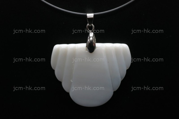 35x30mm Mother of Pearl Designer Bead Pendant [z7285]
