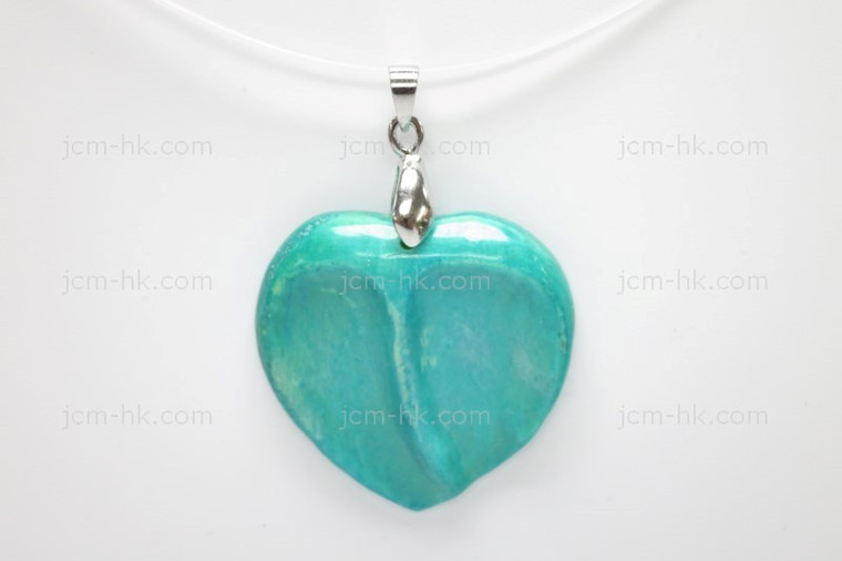 32x32mm Buffalo Bone Designer Bead Pendant, Natural Dyed [z7235]