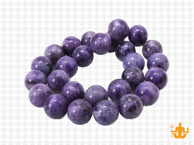 10mm Charoite Round Beads 15.5" dyed quartz [10r78]