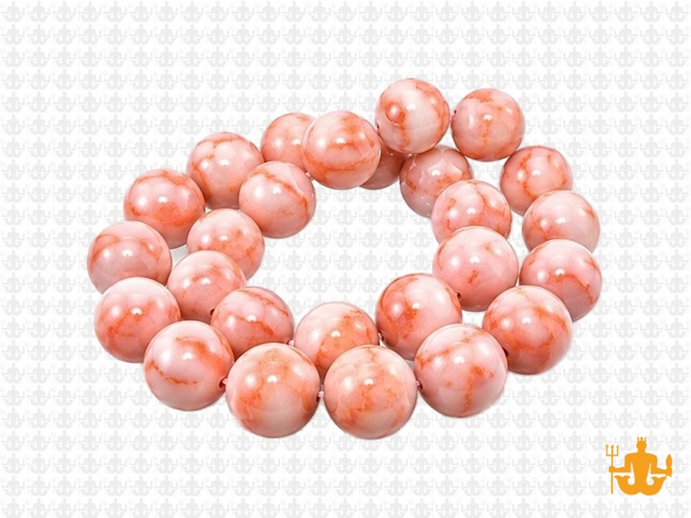 10mm Red Moss Agate Round Beads 15.5" natural [10b91]