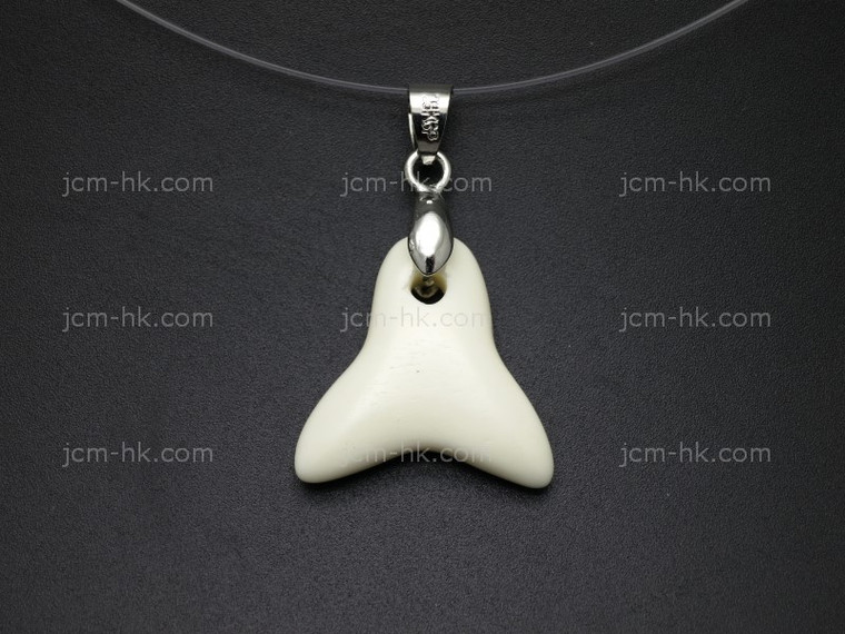 22x22mm Buffalo Bone Designer Bead Pendant [z8495]