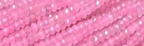 4mm Rose Quartz Faceted Rondelle Beads 15.5" [v0310]