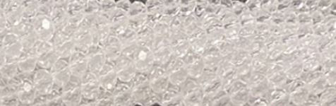 4mm Crystal synthetic Faceted Rondelle Beads 15.5" [v0364]