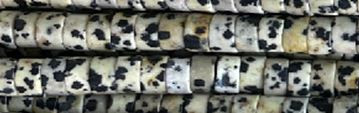 4mm Dalmatian Heishi Beads 15.5" [v0409]
