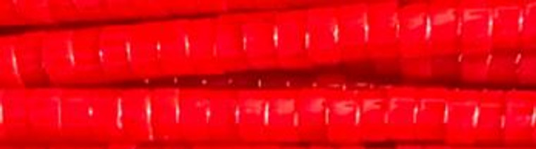 4mm Red Jade Heishi Beads 15.5" [v0449]